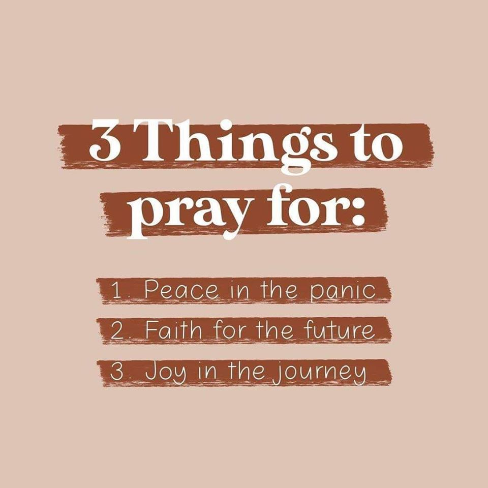 3 things to pray for: | Good Info Net